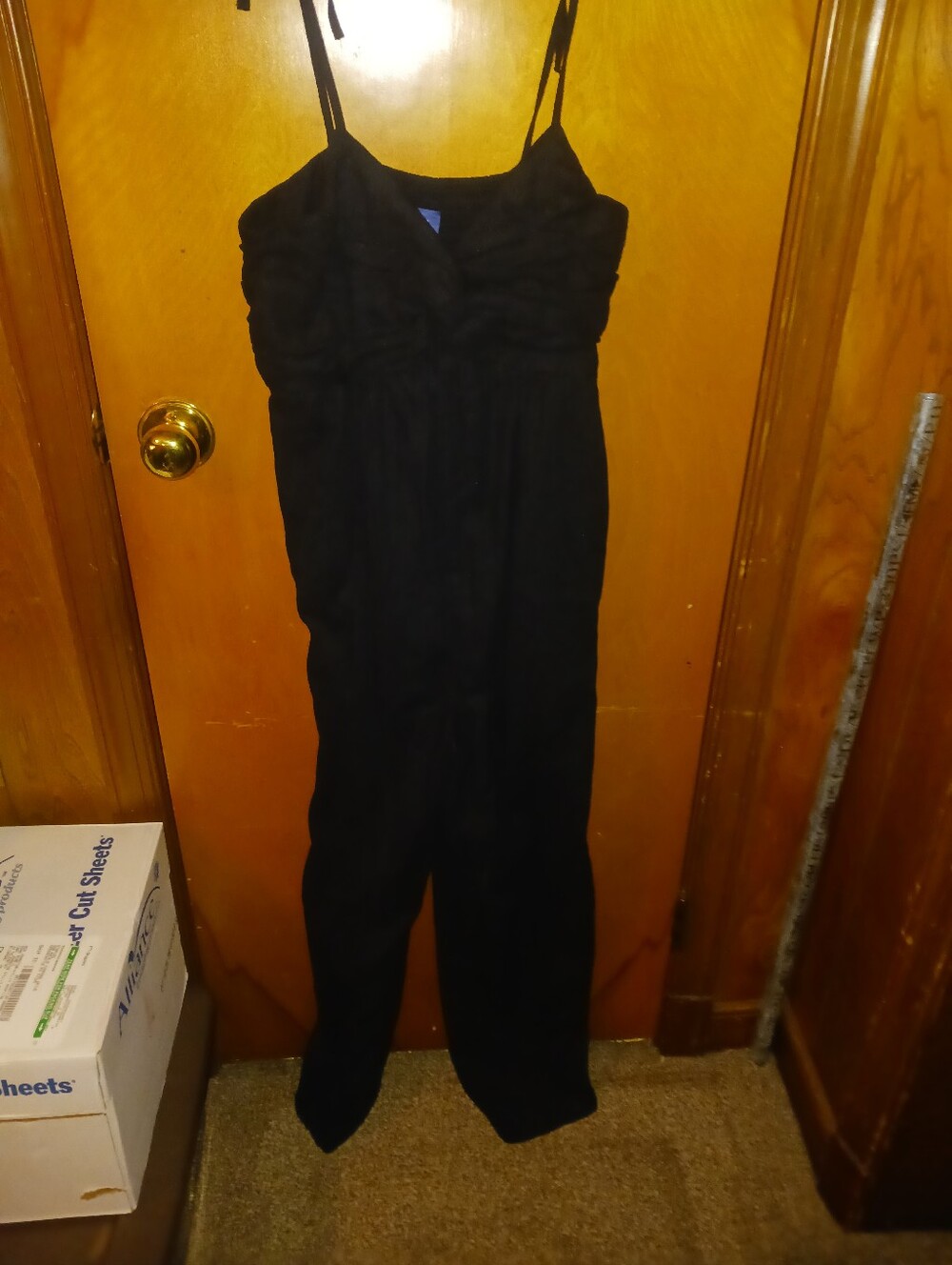 Old Navy Black Spaghetti-Strap Jumpsuit